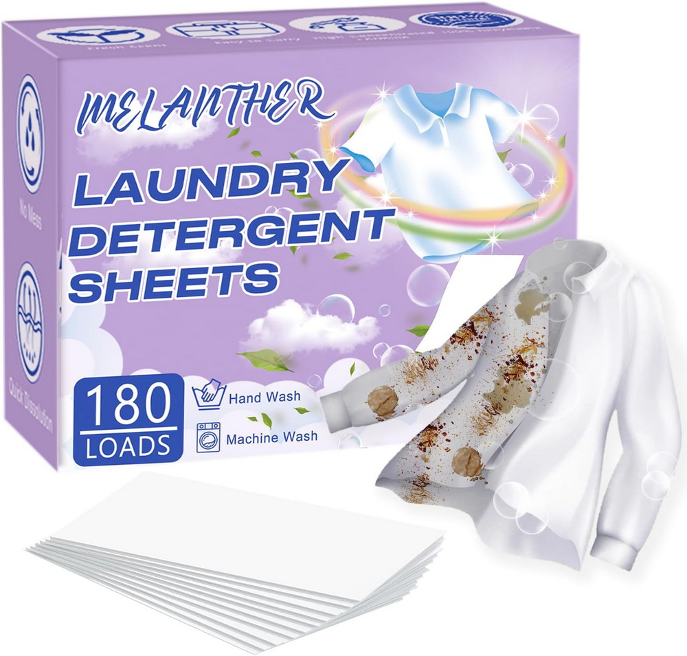 Melanther laundry detergent sheets Melanther vaskemiddelark