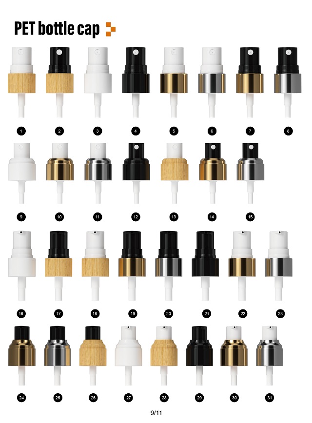 PET Plastic Mist Spray Bottle زجاجة رذاذ رذاذ بلاستيكية من PET