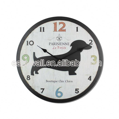 Hot Quality Make To Order Mdf Personalized Custom Logo Contemporary Wall Clock Clocks