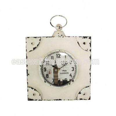 Custom Design Iron Wall Clock For Rectangular Wall Clock