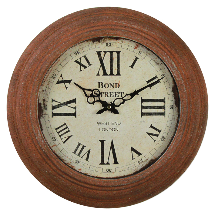 Eco-Friendly Metal Antique Wall Clock Decor
