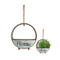 Hot Sale Custom Decor Craft Galvanized Steel Hanging Basket