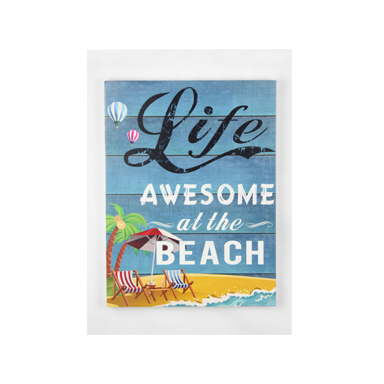 YC7032 Wooden Beach Hanging Board Modern Decor Vintage Wall Hanging
