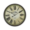 Factory Outlet Wholesale Vintage Custom Logo Glass Surface Rust Colored Classic Wall Clock