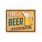 Art Home Decoration Modern Style Custom Metal Beer Sign