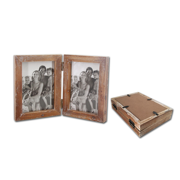 Wholesale Cheap Prices Vintage Wood Christmas Photo Frame Custom Color