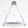 Aluminium Tabletop Easel 44.5x48.5x33cm Silver Color