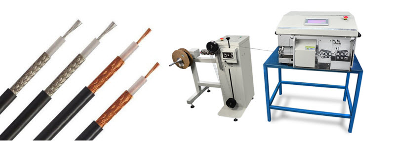 Fully-auto Coaxial Wire Cutting Stripping Machine Fully-auto Coaxial Wire Cutting Stripping Machine