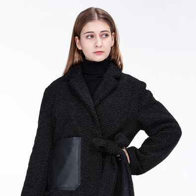 faux fur fabric coat