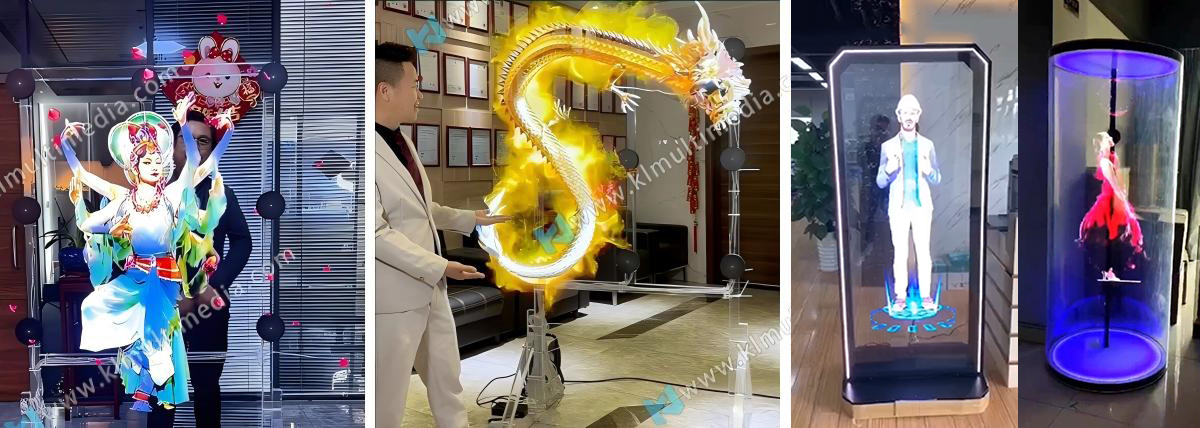 3D Hologram Fan مروحة ثلاثية الأبعاد ثلاثية الأبعاد