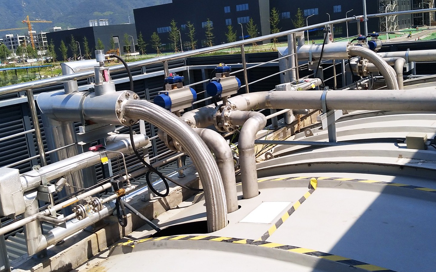 Offset Disc Butterfly Valve Pharmaceutical Industry صناعة المستحضرات الصيدلانية صمام الفراشة القرص الأوفست