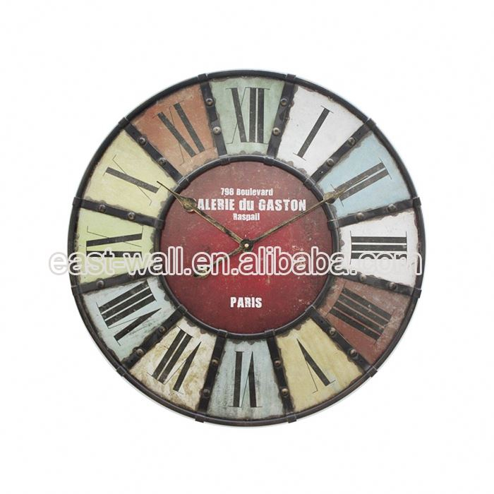 Humanized Design Manufacturers Iron Porcelain Wall Clock Country Clocks