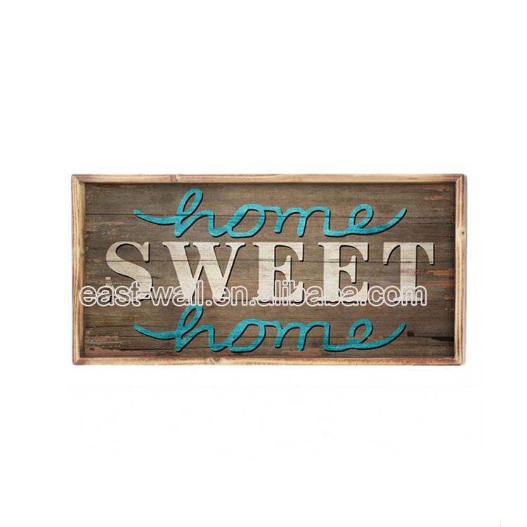 New Product Hot-Stamping Wood Craft OEM Service Hand Painted Wooden Signs
