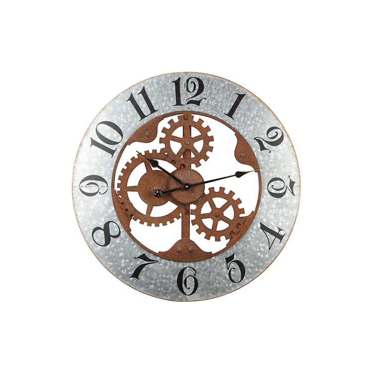 European Style for Home Decor Decor Design Clock Wall Iron Decorative Clock