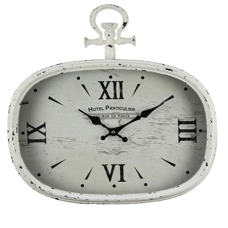 2018 Hot Sell Europe Style Retro Numerals IRON WALL CLOCK
