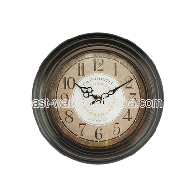 Premium Quality Antique Style Wall Clocks With Company Logo Clock Metal Bell