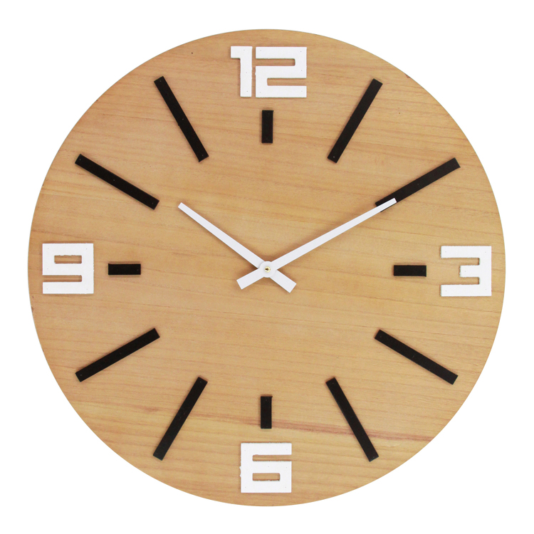 Diy Decorative Modern Wall Clocks Mdf for Classroom