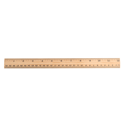 12inch 30cm Wooden Ruler Inch And Centimeter Scale