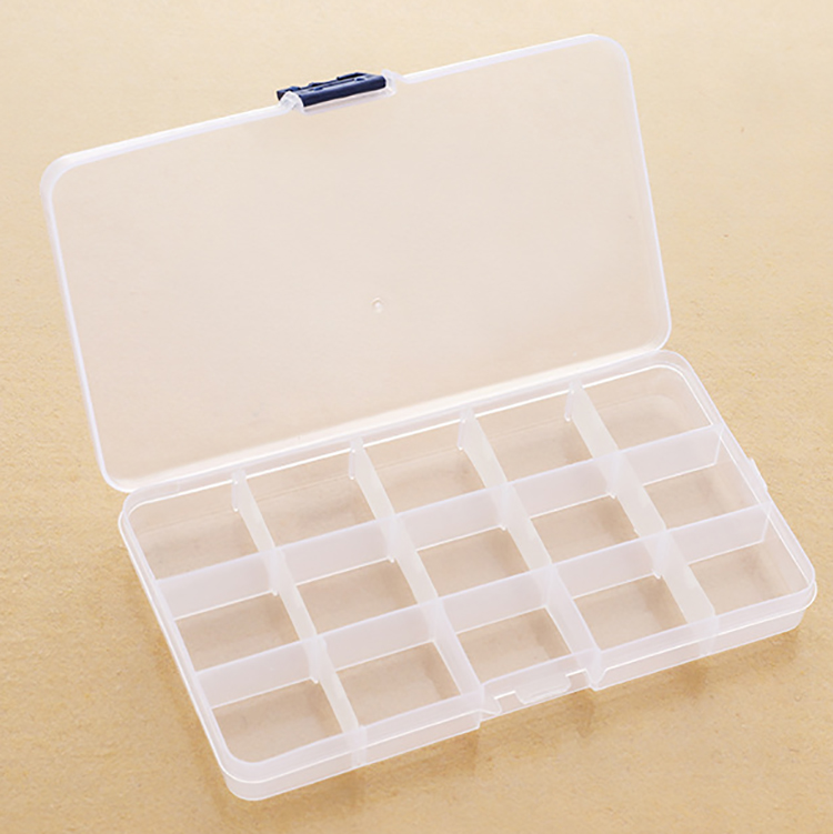 15 Compartments Plastic Organizer Box