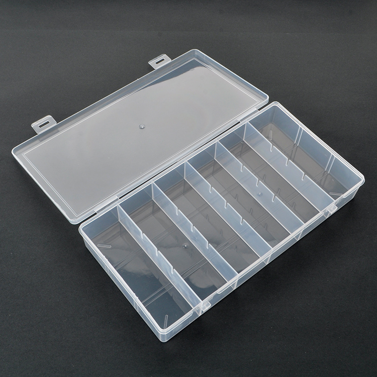6 Grids Plastic Organizer Box 21x11x3.3cm