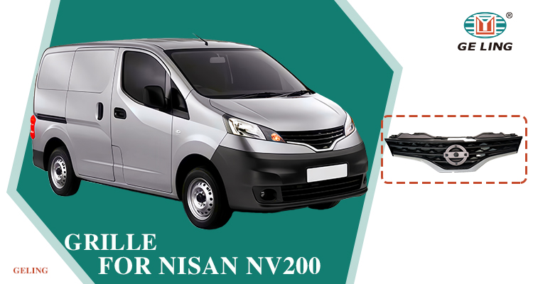 Chrome Grille For Nissan NV200 2009 - 2017 Griglia cromata per Nissan NV200 2009-2017