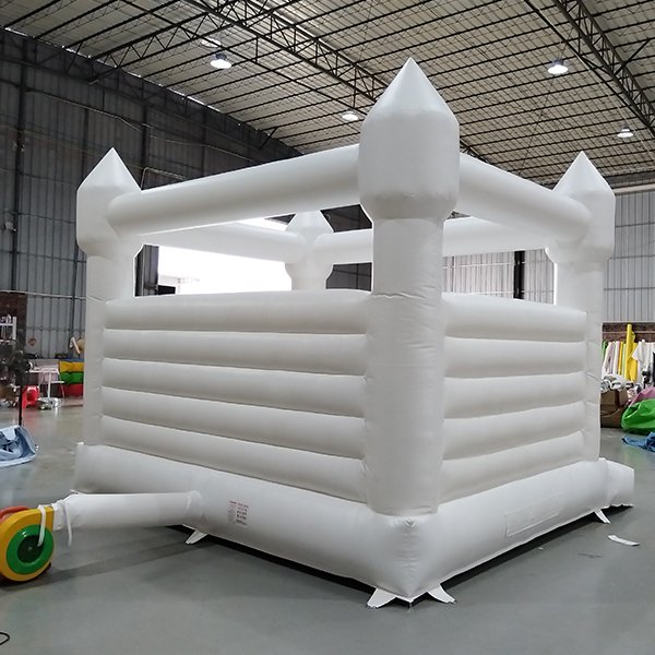 White Bounce House Inflatable Castle for Outdoor Kids Events Açık Hava Çocuk Etkinlikleri için Beyaz Sıçrama Evi Şişme Kale