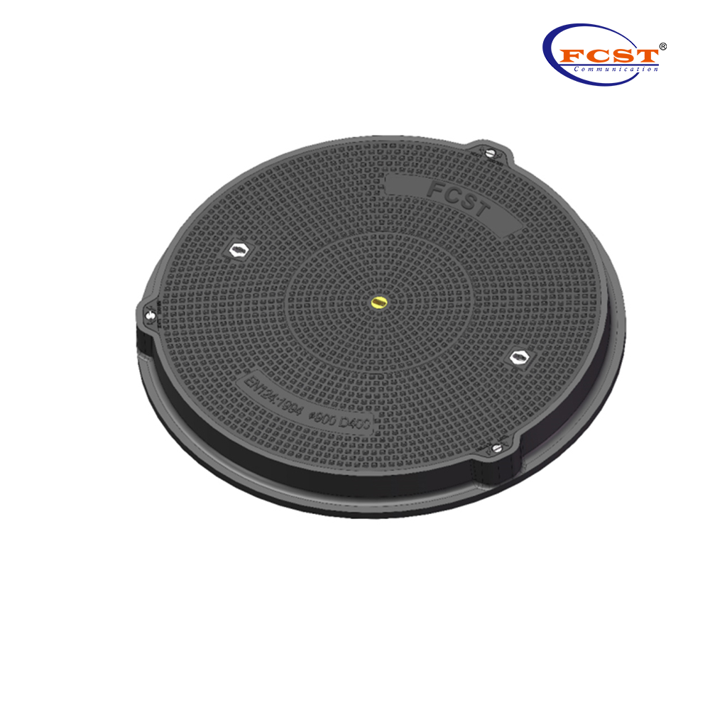 FCST-D400-SMC01 SMC Round Composite Hechole Cover & Cadre dédié à la station-service