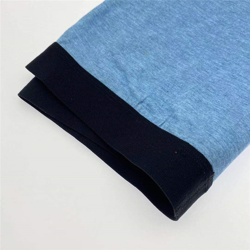 mens cotton boxer shorts blue bavlněné pánské boxerky modré barvy