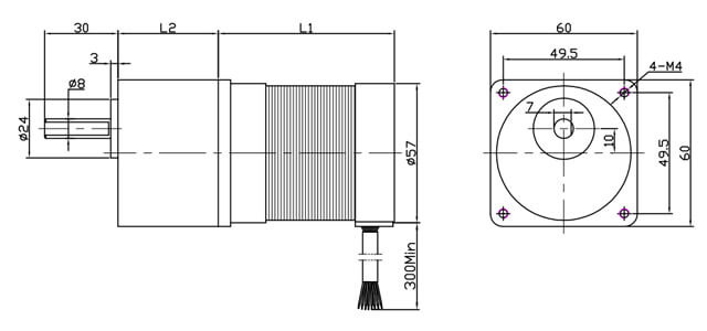 spur geared bldc motor (3) Κινητήρας bldc με γρανάζια (3)