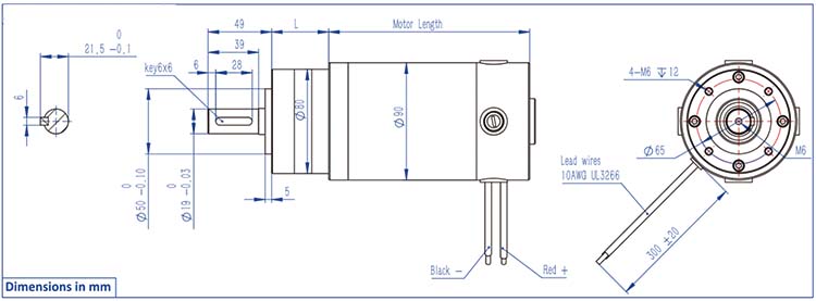90ZYT Brushed Dc Planetary Gear Motor 90ZYT Матиран Dc планетарен редуктор