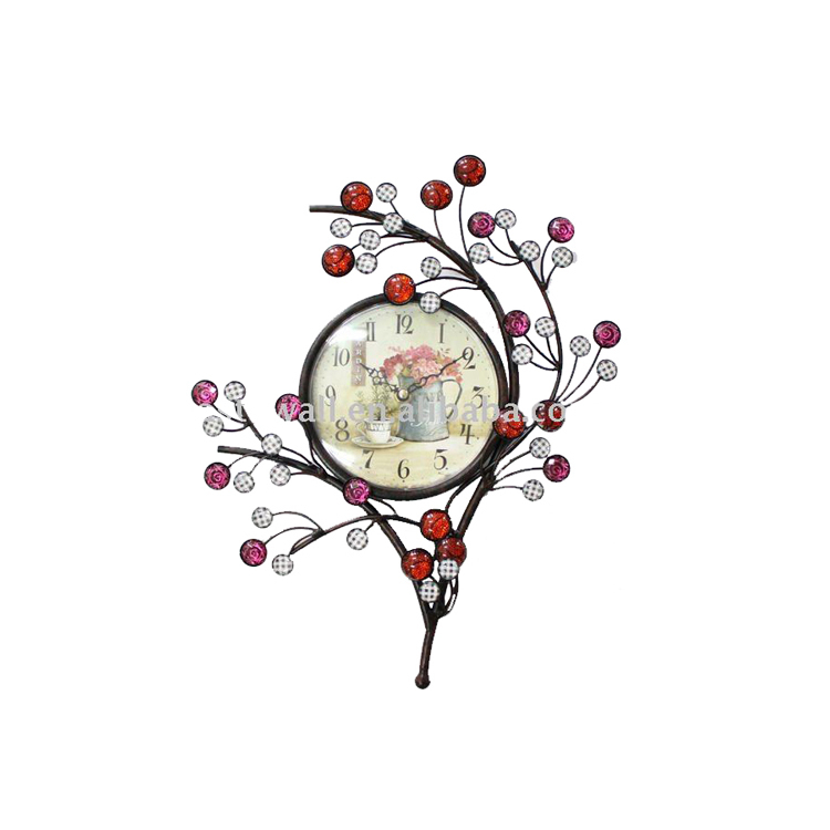High Quality Custom Home Decorative Art Metal OEM Wall Clock