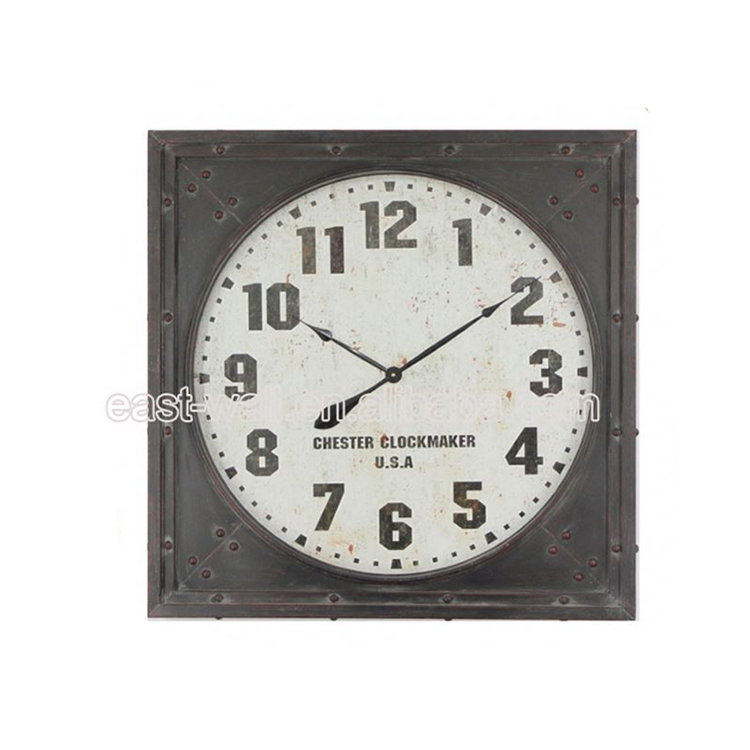 New Design Tailored Mdf Clocks Cheap Young Town Quartz Large Wall Clock