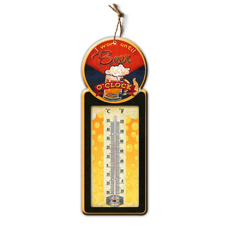 Popular gift indoor decorative room temperature wall thermometer