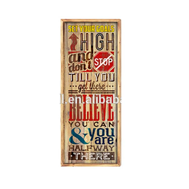 Gift Items Export Quality Cheap Price Custom Wall Hanging Large Tin Signs