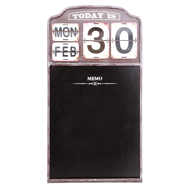 Custom Promotional Gift Modern Design Calendar Metal Wall Calendar