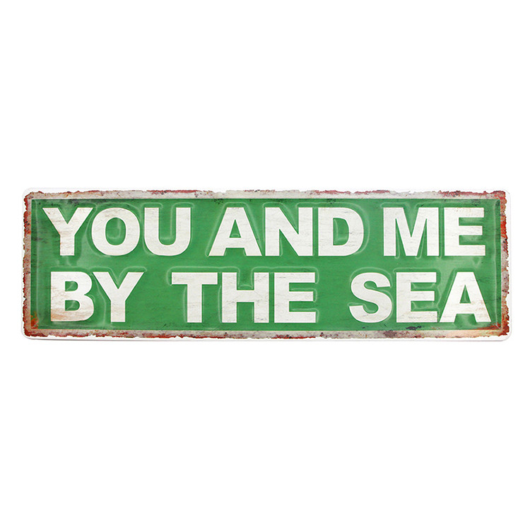 Custom poster metal wall plaque custom design sign
