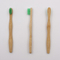 Cepillo de dientes de bambú con mango ondulado para niños