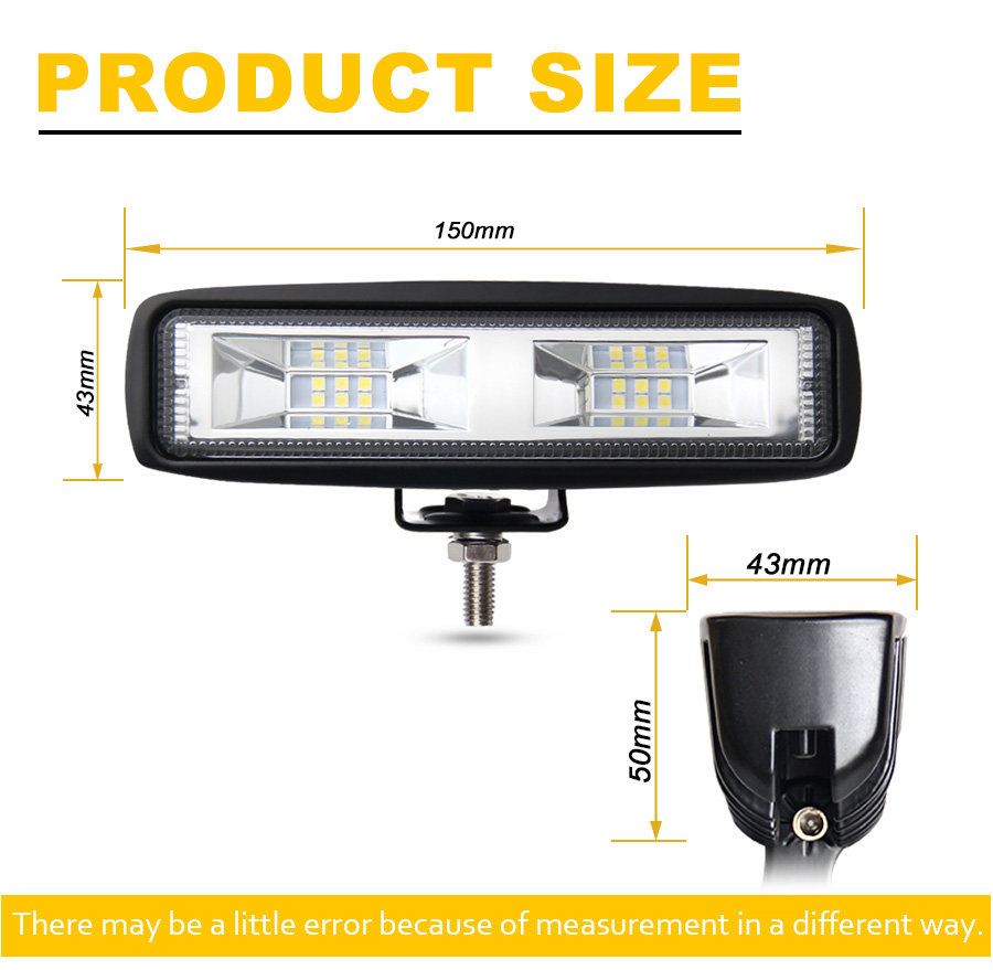 led work light 921T size