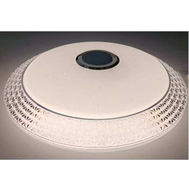 LED ceiling lamp with music, 36w bluetooth speaker, remote controller, RGB color