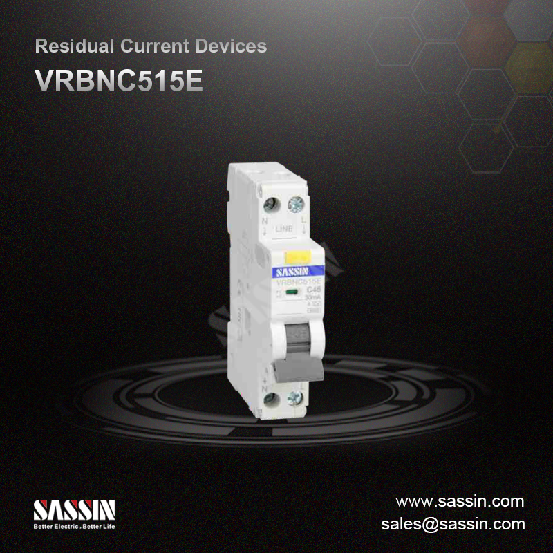 RCBO, VRBNC515E, compacto