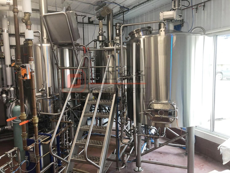 1000L 3 vessels stainless steel steam heated beer brewhouse