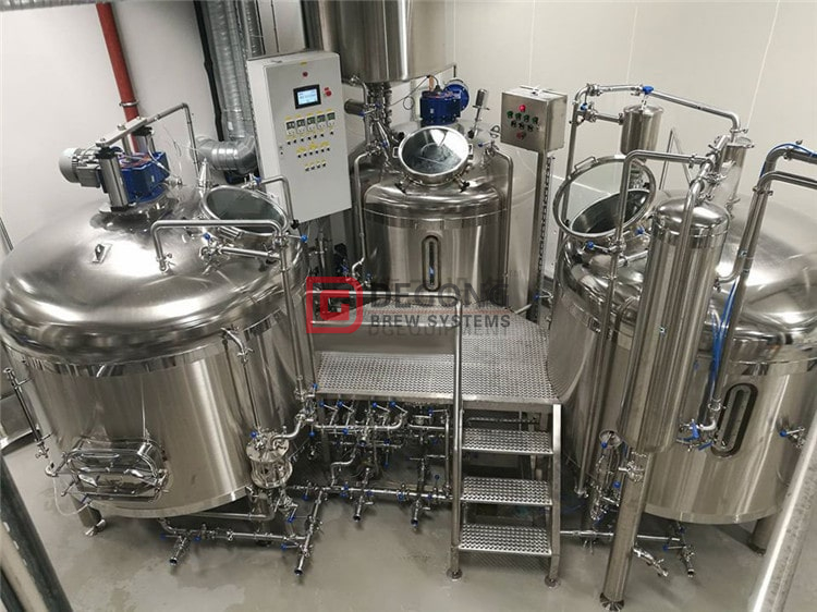 3 vessels commercial beer brewery equipment