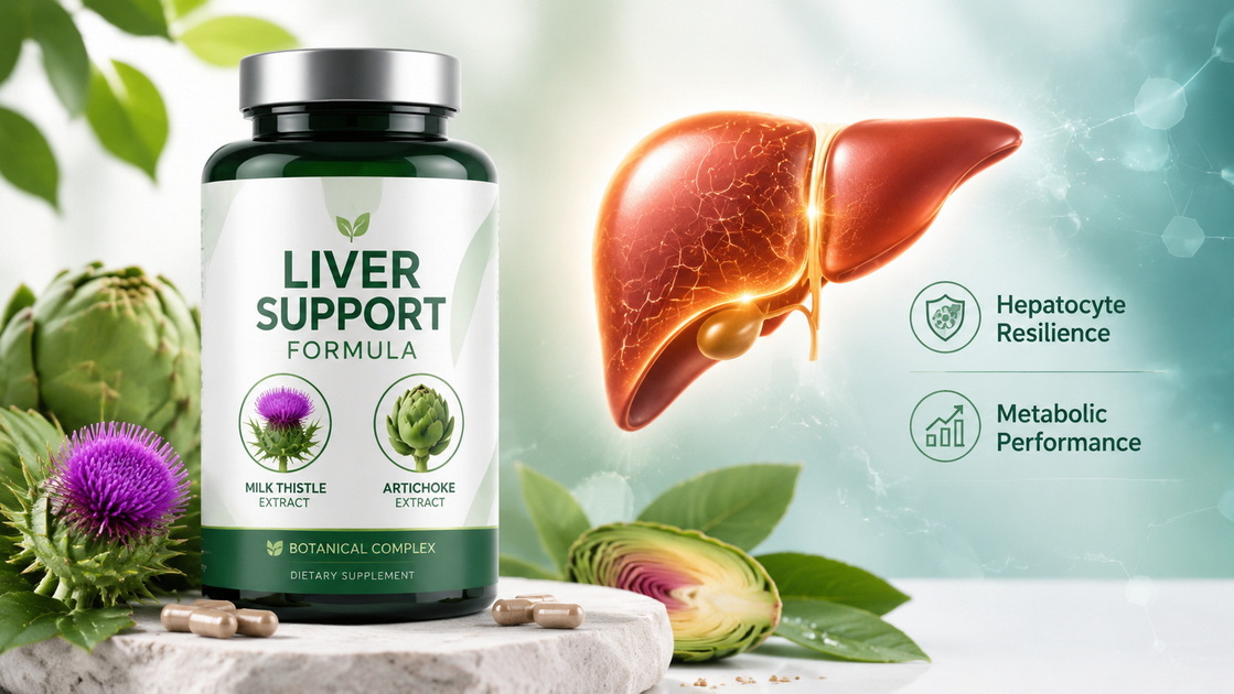 Botaniex Liver Support Formula Concept Khái niệm công thức hỗ trợ gan Botaniex