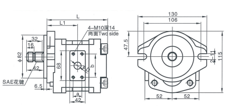 GBHZA-F Series Gear Pump pic Gambar Pam Gear Siri GBHZA-F