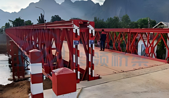 Jambatan Struktur Keluli Modular di Laos