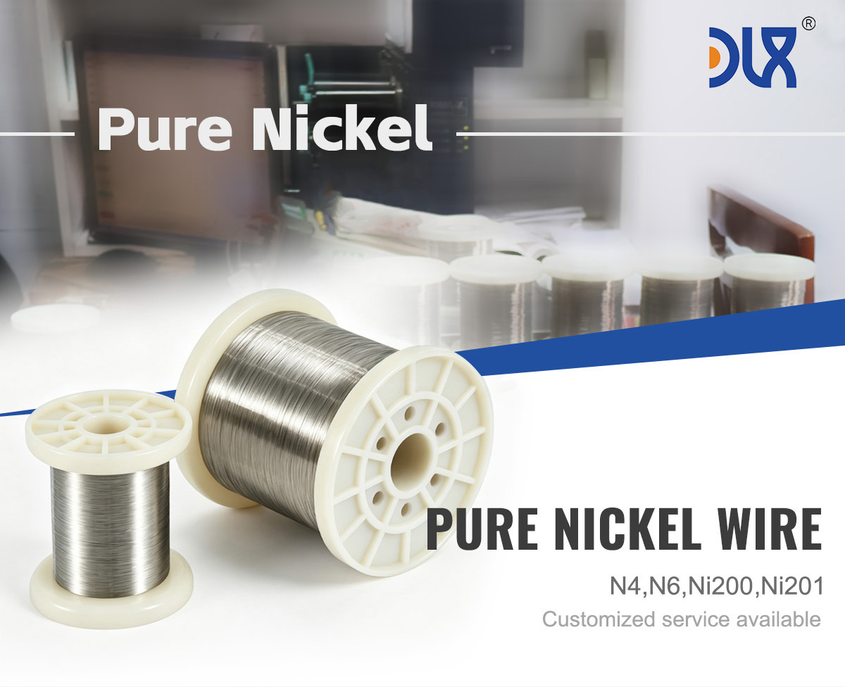 Ni200 Ni201 Pure Nickel Wire Ni200 Ni201 Καθαρό νικέλιο Σύρμα