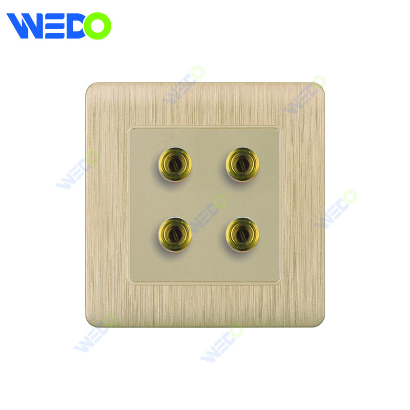 C20 86mm * 86mm Home Switch White / Silver / Gold 2way Houndspeaker / 4way Lightseker Light Electric Stall Cover PC с сертификатом IEC