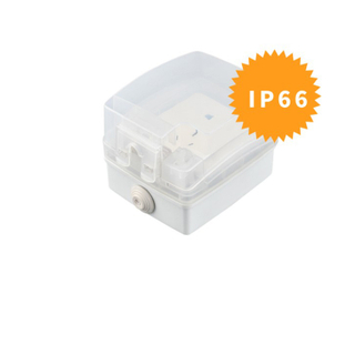 Популярный IP66 Одиночный 86 Тип Белый Пластиковый Материал Блок