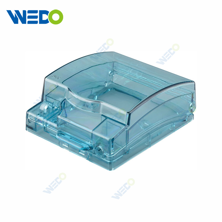 Синий прозрачный материал PS в стиле SND с резиновым кольцом Splash Box