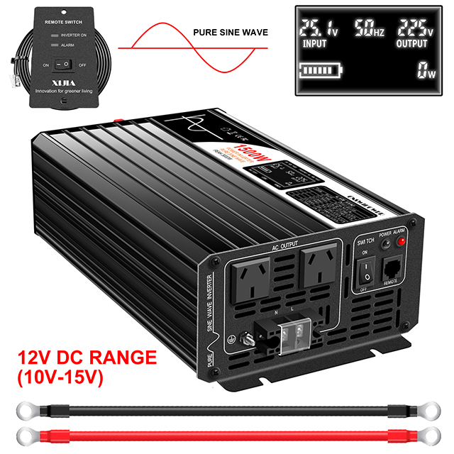 Inverter 1500W 12V Pure Sine Wave